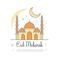Eid Festivities Embracing Peace and Unity in Every Celebration vector