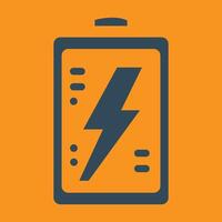 A modern and minimalist battery icon, perfect for technology-related projects, mobile apps, or presentations. This high-quality graphic is easily customizable and suitable for various design vector