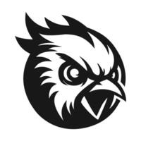 A bold and majestic eagle head icon, perfect for logos, branding, or projects related to strength, freedom, or nature. vector
