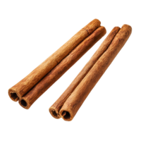 Cinnamon sticks isolated on transparent background. png