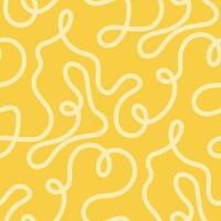 A yellow background with a bunch of lines vector
