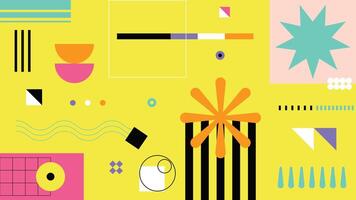 Futuristic abstract design with dynamic geometric vibrant colors, and unique artistic details. Perfect for digital artwork, creative backgrounds, modern branding, and stylish visual content. vector