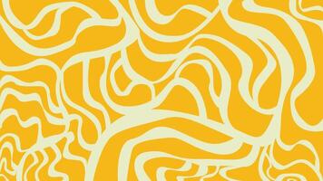 A bold abstract background with curving, irregular lines in bright yellow and soft cream. This energetic design brings warmth and vibrancy, making it suitable for wallpapers, textiles, and branding. vector