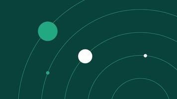 Abstract dark green background with circle and line motifs. Green abstract background. Cool background design for posters. Modern and creative trend design in illustration. vector