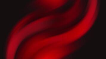 Dark Abstract Red Wave Background with Smooth Gradient video
