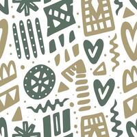 African Abstract Geometric Pattern vector