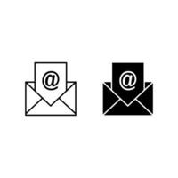 Mail icon isolated white background. email icon . E mail icon. Envelope illustration vector