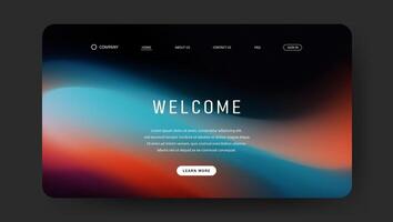 retro fluid gradient wallpaper for banner, poster, flyer, presentation, landing page vector