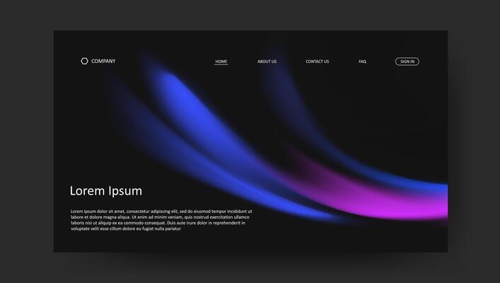 fluid gradient background. Futuristic design wallpaper for banner, poster, cover, presentation, advertising, landing page