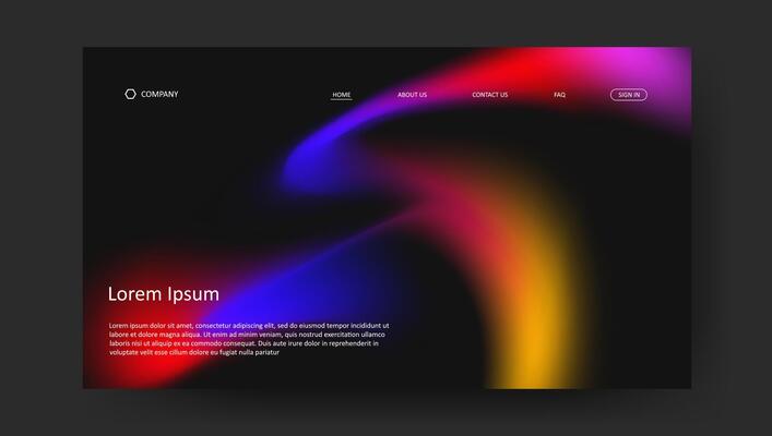 fluid gradient background. colorful design wallpaper for banner, poster, cover, flyer, presentation, advertising, landing page