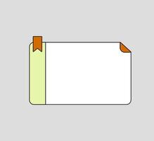 Basic Grid Paper Notepad vector