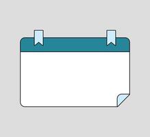 Functional Grid-Patterned Notepad vector