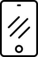 Smartphone Outline Element Style vector