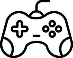 Game Console Outline Style Icon vector