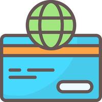 Payment Gateway Line Filled Style Icon Design vector