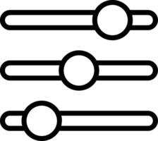 Filter Outline Style Icon Design vector