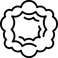 Explosion Outline Style Icon Design vector