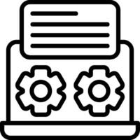 Collaboration Outline Element Style vector