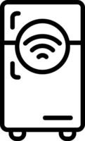 Smart Appliance Outline Style Icon vector