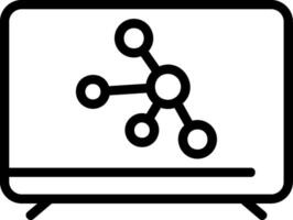 IoT Hub Outline Style Icon vector