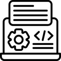 Code Setting Outline Element Style vector