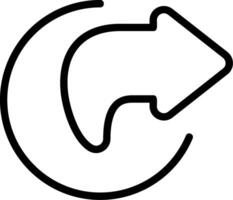 Share Outline Style Icon Design vector