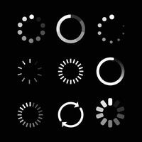 Dynamic Loading Icons design vector