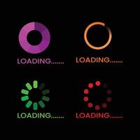 Smart Loading icon Design color vector
