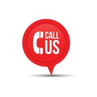 Call us now button icon template vector