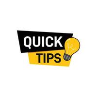 Effective Quick Tips to Save Time vector