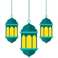 Ramadan Hanging Lanterns vector