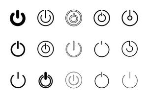 Log out icon set thine Stock line isolated illustration vector