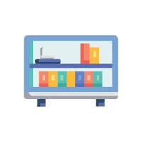 Stylish Digital Shelf Display Icon vector