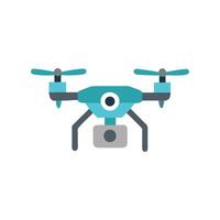 Creative Drone Icon Design for Aerial Use vector