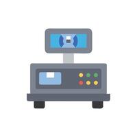 Precision Electronic Scale Icon Design vector