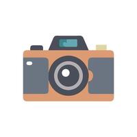Vintage DSLR Camera Icon for Memories vector