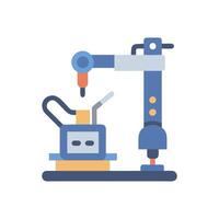 Advanced Welding Machine Icon for Factories vector
