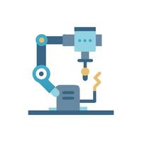 HighTech Welding Machine Icon for Industrial Use vector