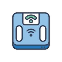 Smart Scale Icon for Weight Management vector