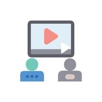 Lecture Icon for Online Education vector
