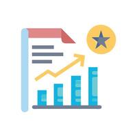 Interactive Academic Progress Icon for Evaluations vector