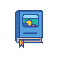 Art Book Icon for Creative Projects vector