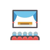 Auditorium Icon for Performance Spaces vector