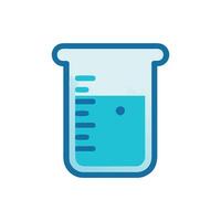 Creative Beaker Icon for Learning vector