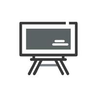 Blackboard Icon for Classroom Learning vector