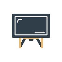 Stylish Blackboard Icon for Learning Environments vector