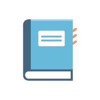 Stylish Book Icon for Academic Resources vector