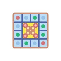 Creative Board Game Icon for Learning vector
