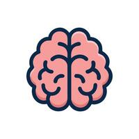 Brain Icon for Cognitive Development vector