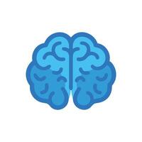 Interactive Brain Icon for Learning vector